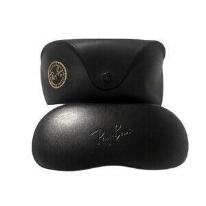 (2) Ray Ban Sunglasses Eye Glasses Hard Shell Cases Black